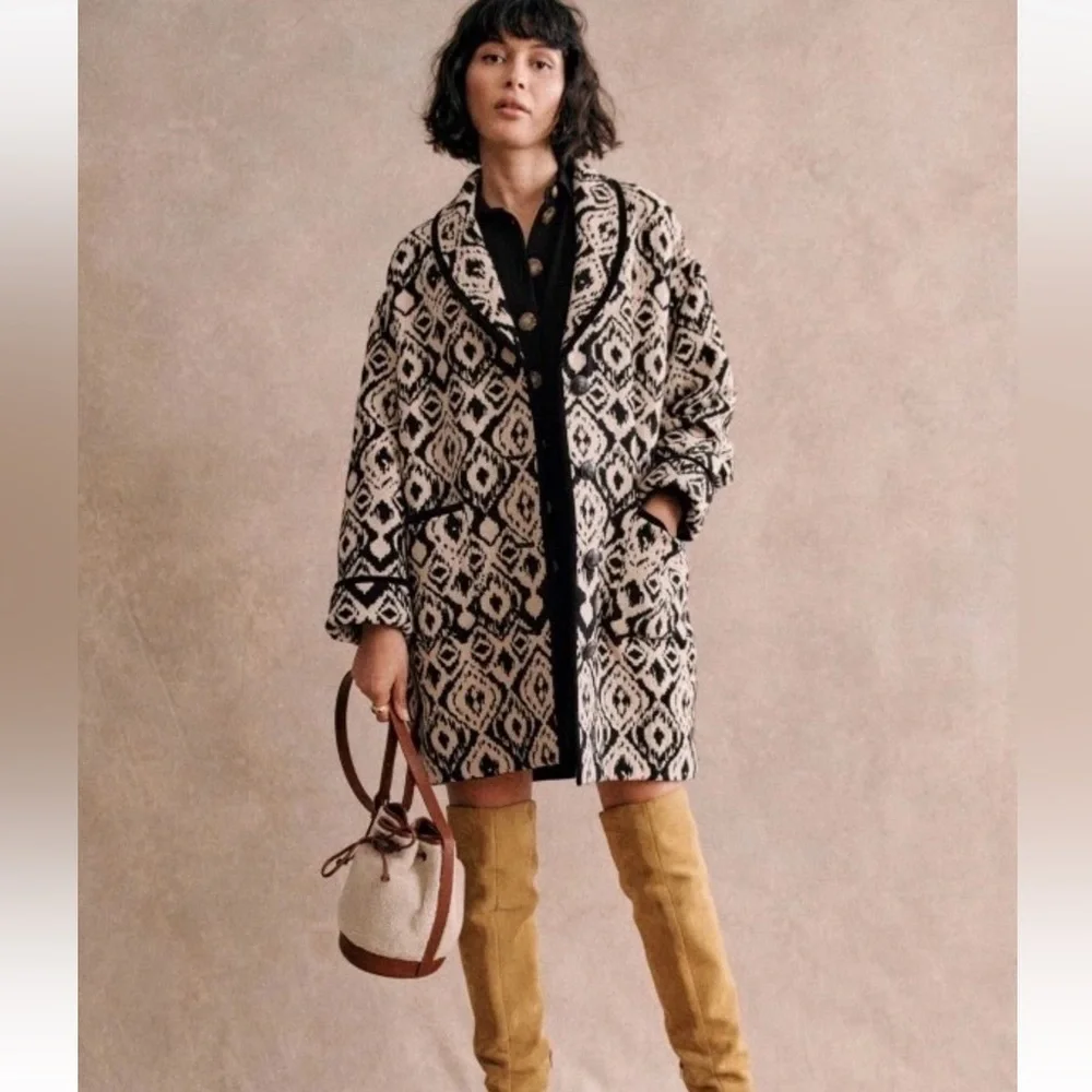 NWOT - Henri Coat by Sezane size 6 - Picture 1 of 16